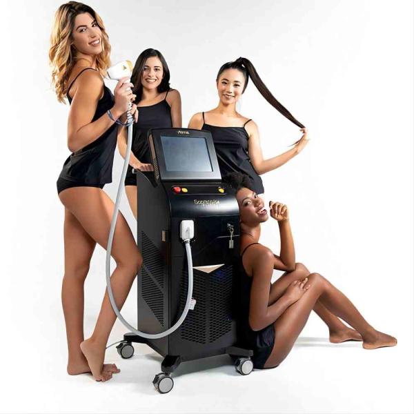160J Yag Hair Removal Machine , Laser Hair Removal Ice Machine For Flawless Skin