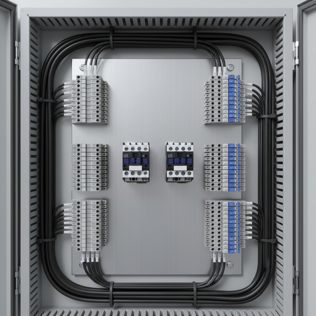 220V AC Magnetic Contactor Three Phase Din Rail Installation For Motor Control