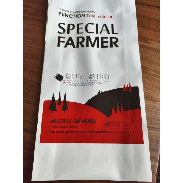 Customized 20KG Waterproof PE Bags with 7 Colors Printing Customer Logo