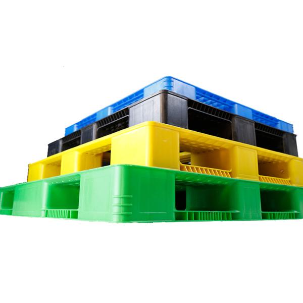 5 Ton Forklift Plastic Pallet Black modelagem por injeção páletes plásticas