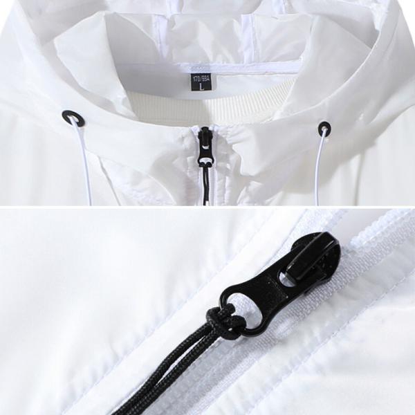 Polyester Breathable Outdoor Windbreaker Jacket Summer Ultra Thin Sun Shirt