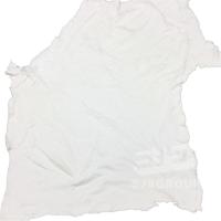 Le blanc réutilisable de chiffons de nettoyage de coton de bonneterie de décontamination tricotent