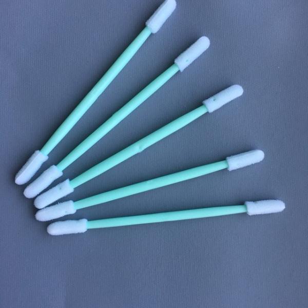 E Cigarette Cleanroom Foam Swabs Double Side Polypropylene Handle Material