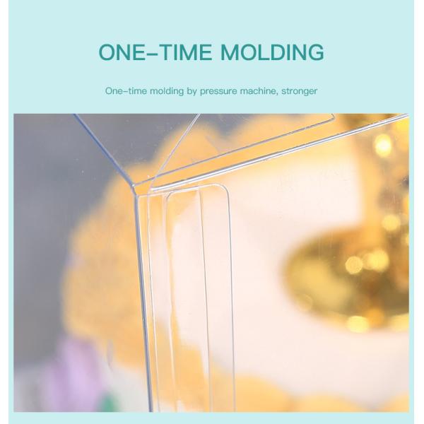 4-14 дюймовая упаковка свадебного торта с прозрачным окном и самостоятельно устанавливаемыми коробками