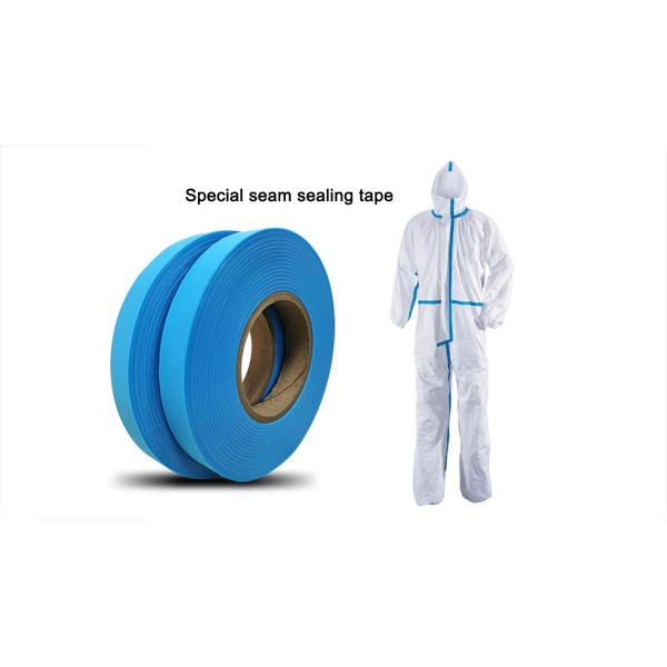 76mm Blue Outdoor Garments Reinforced Seam Sealing Tape