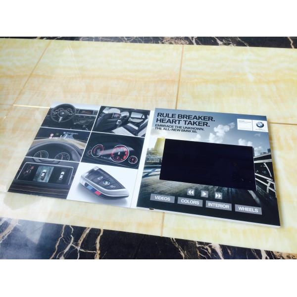 7 Inch HD 1024*600 IPS USB LCD Video Booklet Flyer CE ROHS SGS IPS Approved Full Color Video Brochure Cost Price China