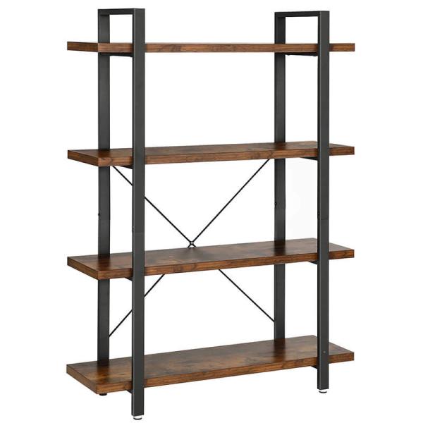 4-layer Bookshelf for Sale, Industrial Bookshelf, Particleboard Bookshelf, Home Office Bookshelf, ULLS54BX