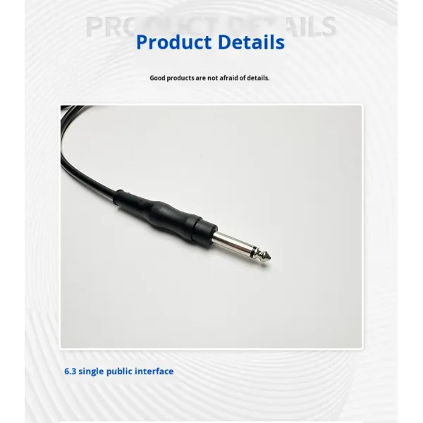 6.3 Single Public High Temperature Resistant Reusable Silicone Negative Electrode Plate Beauty Instrument 3000MM Guangdong Black
