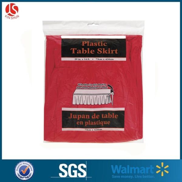 Jupes en plastique jetables de Tableau de couleur solide