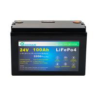 2000 Plus Cycle Portable LifePO4 Batterie 24V 100Ah Pratique Multiscene