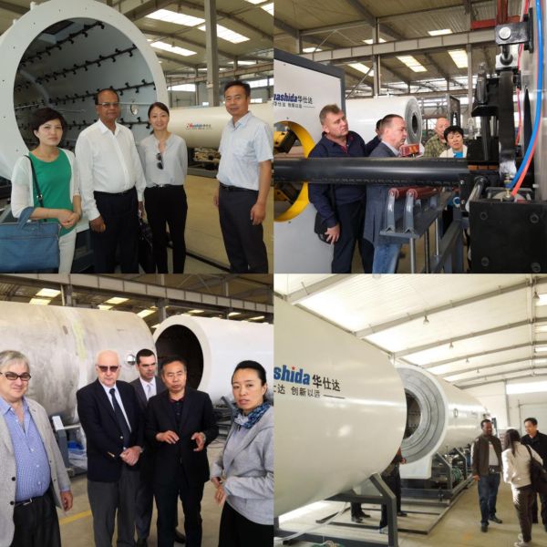 Vacuum Calibration Type, Fully Automatic Insulated Pipe Production Line