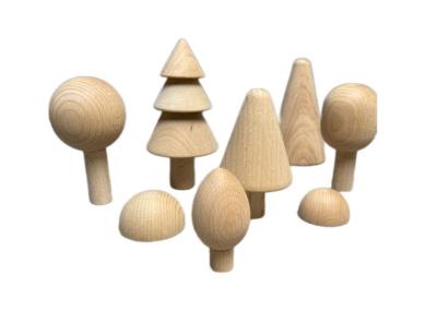 Eco-friendly Wooden 3D Building Blocks Creative Art Gift Home Ornament Decoration Solid Wood Kids Toys DIY wooden toy