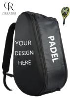 Mochila para raquete de tênis EVA , bolsa personalizada para raquete de pickleball