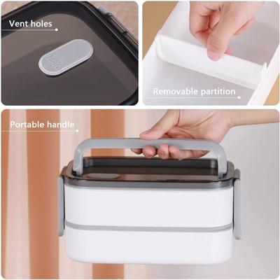 Multicolor Large Capacity Adult Bento Box for Lunch