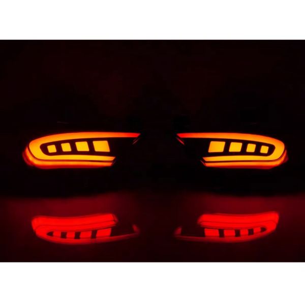 New Mitsubishi Montero Sport 2013-2015 Car Accessories LED Reflector Pajero Sport Tail Lamp Turn Signal Rear Bumper Lights