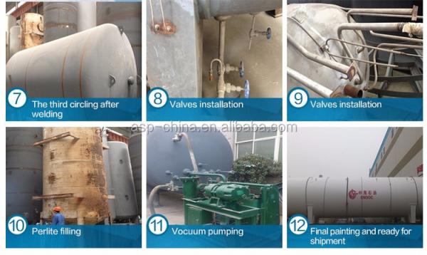 LOX LIN Lar LNG LCO2 High Pressure Liquid Co2 Storage Tank 8bar 16bar