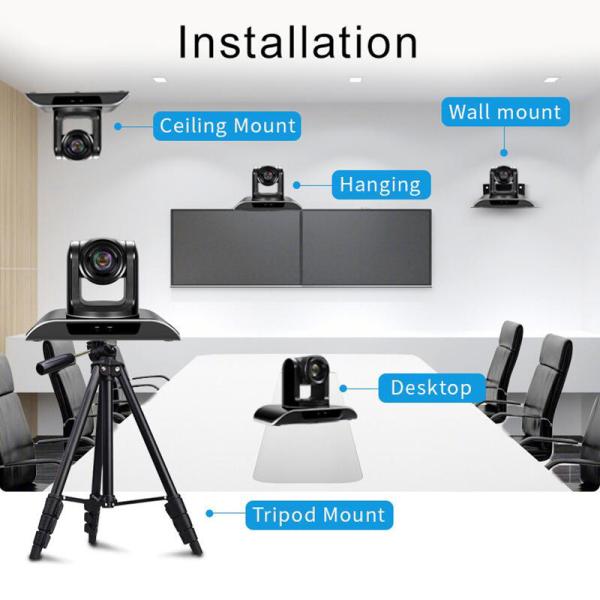 IR Remote Control 10X TEVO VHD102U USB2.0 1080P PTZ Camera