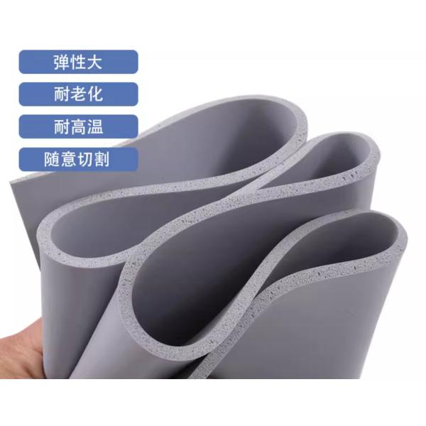 Smooth Surface Silicone Sponge Rubber Sheet 3mm-6mm Thickness