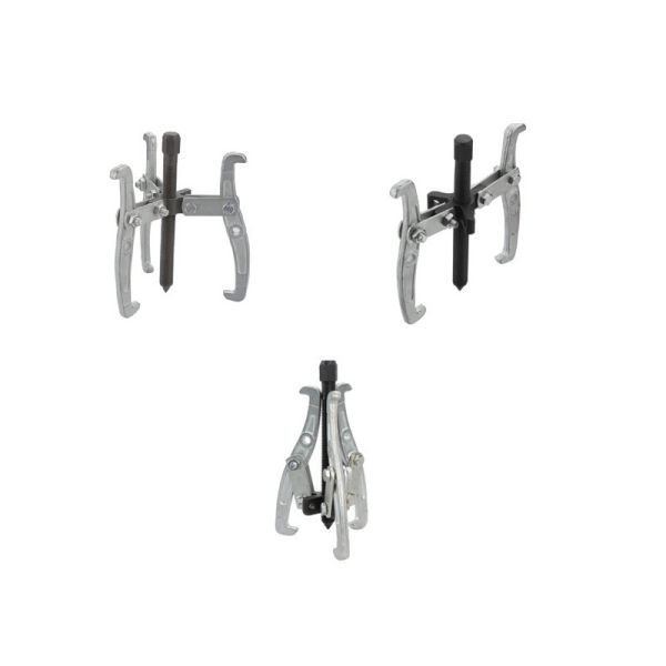 2/3 Jaws Gear Puller Carbon Steel White Zinc-Plated For Auto/Industrial/Agricultural Maintenance, Durable & High-Grip