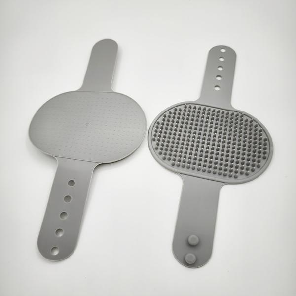 Outils de nettoyage en silicone sans latex pour animaux de compagnie Gants de lavage imperméables anti-dérrapage Testé SGS