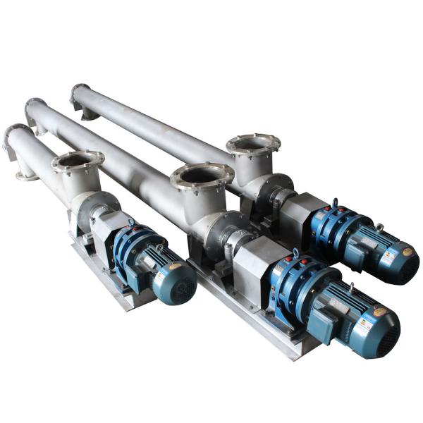 Enclosed Drying Farm Feed Spiral Screw Conveyor Workshops Continual Conveying