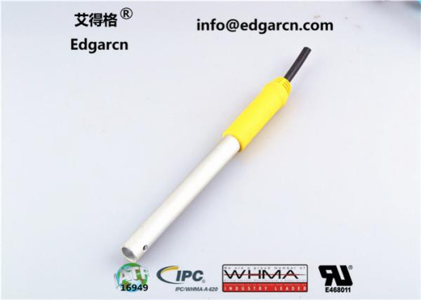 Fio de solda do tubo de alumínio do cabo estereofónico do microfone de 6.3mm com tomada do Mic