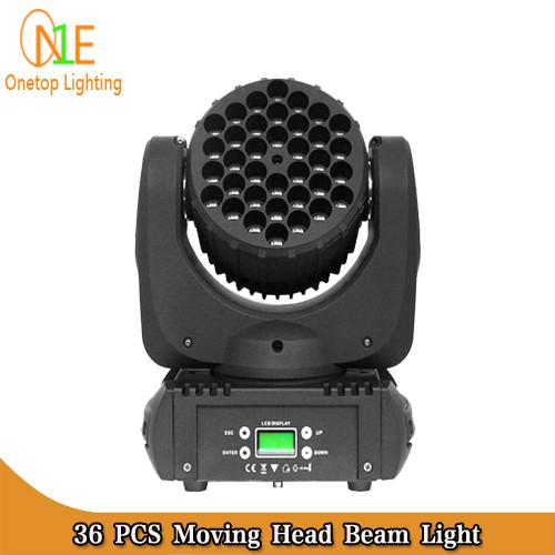 Hotsale 36pcs x 3w beam led dj light CREE LED beam moving head light for DJ Disco Bar