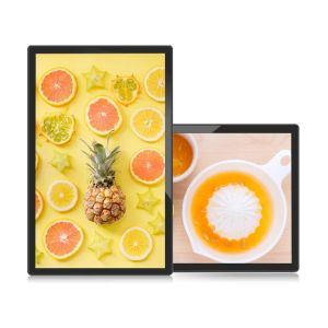 Wall Mounted Digital Signage with 178 H /178 V Viewing Angle, 1920x1080/3840x2160 Resolution, and HDMI/VGA/DVI/AV/USB Inputs
