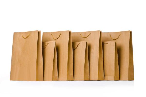 Custom Printing Kraft Paper Bag Glossy Lamination Matt Lamination
