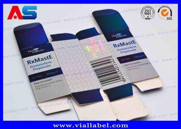 4C que imprime 10ml olográfico Vial Boxes For Injection Peptide