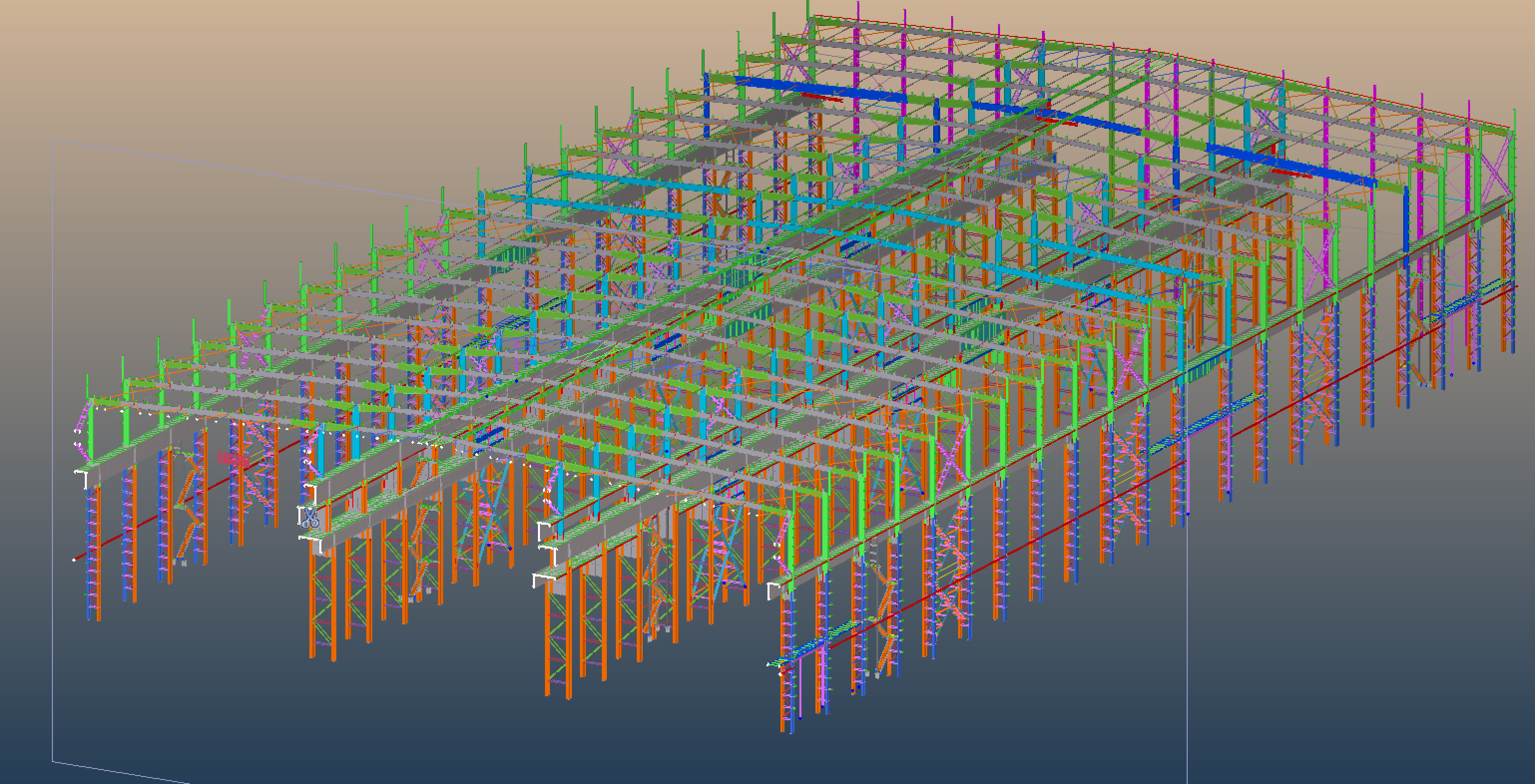 Easy Maintain Industrial Steel Structure Building Fast Construction Environmentally Friendly