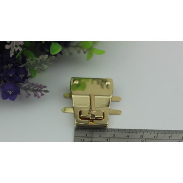 Dedicated design fashion accessories hardware gold metal twist lock for handbag