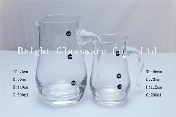 glass wine decanter with handle glass water bottle cheap glass teapot