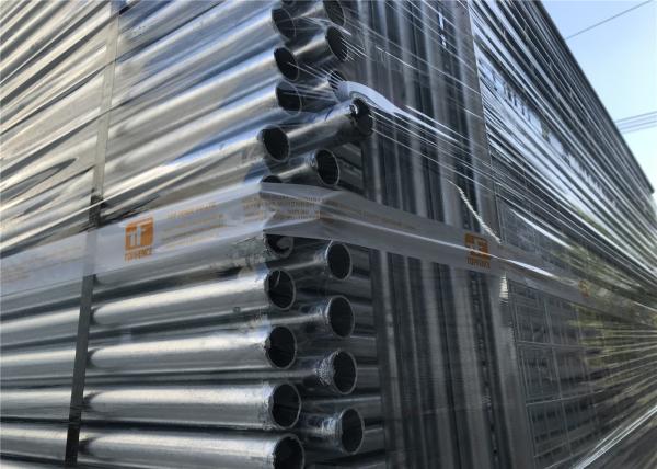 Hot Dipped Galvanized Temporary Fencing Panels 32mm tube wall thick 2.00mm inside and outside zinc coated