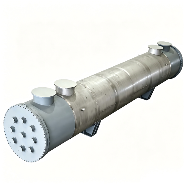 Low Pressure Drop Anodic Protection Sulfuric Acid Cooler CD-AP-400 400m² with