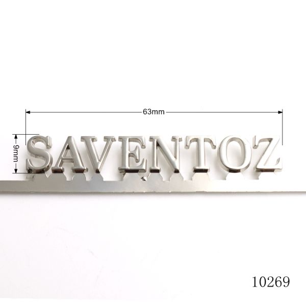 Zinc Alloy Custom Metal Logo Plates Hypoallergenic Handbag Logo Plates Corrosion Resistant