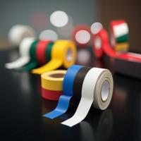 JUNYAN No Residue PVC Masking Tape Industrial For Indoor / Outdoor