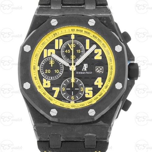 AP Royal Oak 26176FO 42mm Skeleton Super Clone Montre au style carbone Automatique Calibre 3126 Sport Montre de luxe