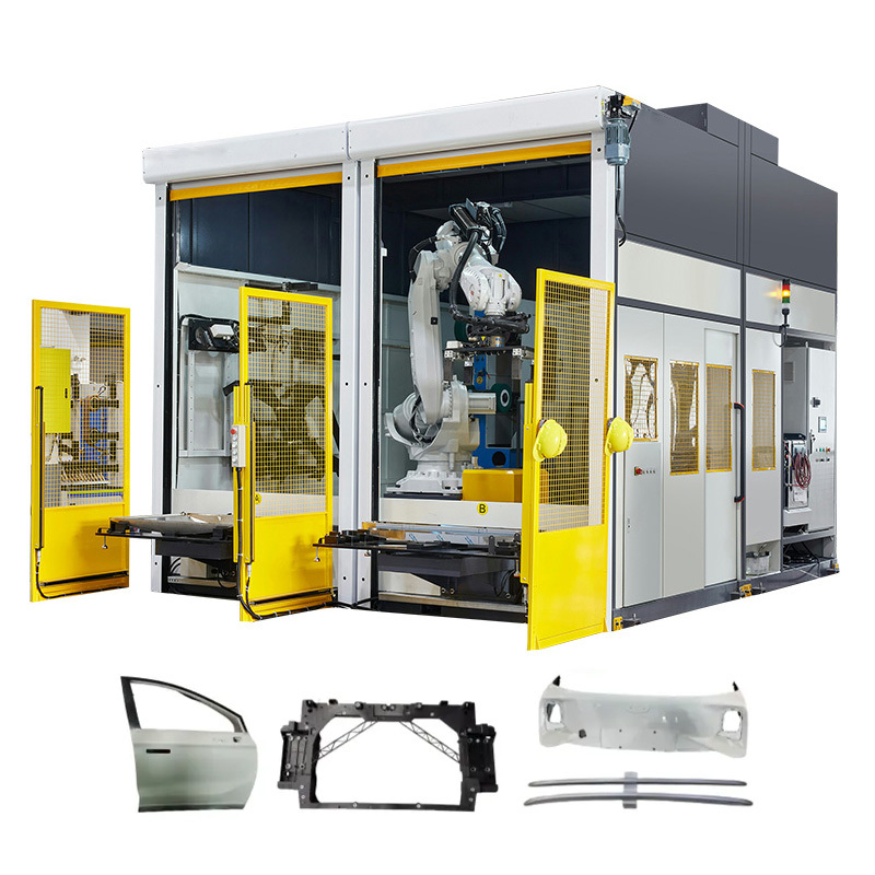 Constant Force Robotic Polishing Machine Automatic Metal Surface Grinding Buffing Compliant Tool for Bumper