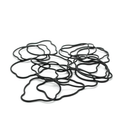 EPDM Silicone Rubber Gasket , Compression And Injection Flat Rubber Ring