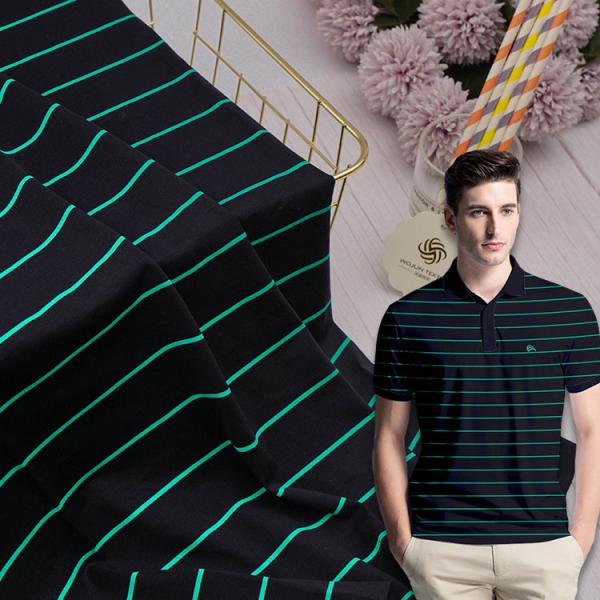 Трикотажные ткани из хлопчатника, пряжа, окрашенная 60S, хлопчатобумажная полоса