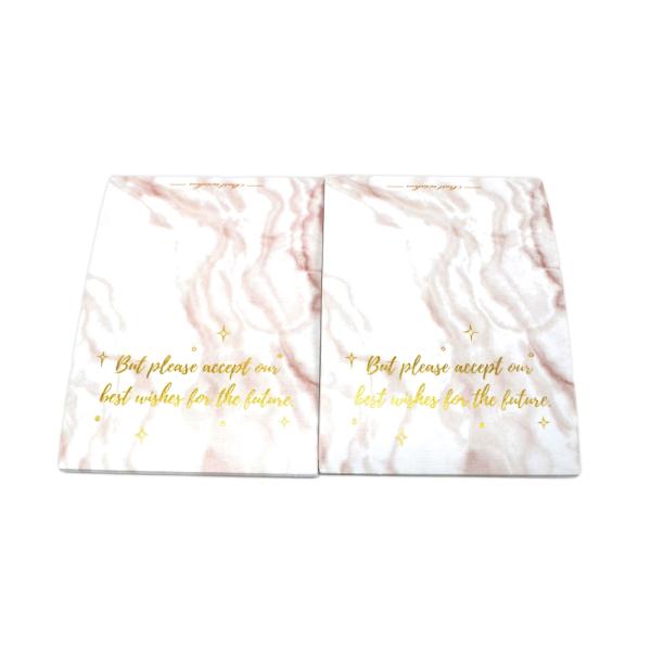 Сертифицированная ISO9001 картонная бумага Благодарственные открытки