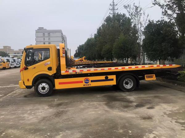 China Factory DFAC DongFeng Light Duty 5Ton Flatbed Body Platform Tow Truck Wrecker Flatbed Recovery Truck Tow Wrecker Body