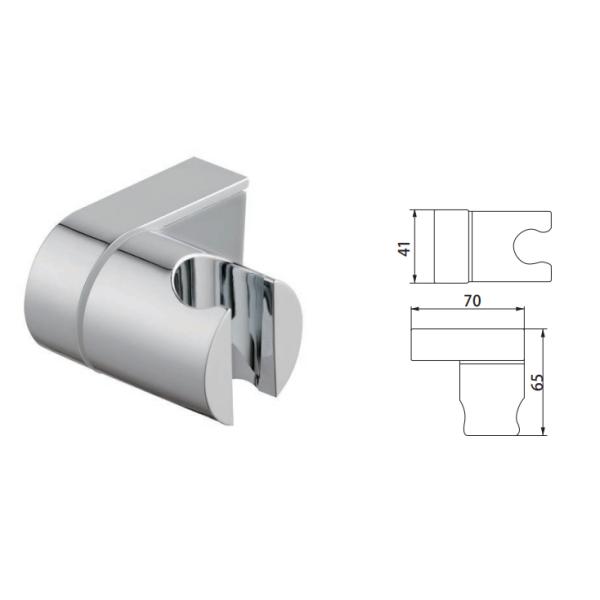 Adjustable Movable Handheld Shower Bracket For Bathroom