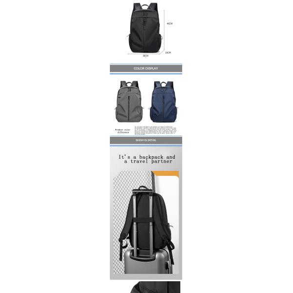 Oxford Work Bag With Laptop Compartment , Leisure Students Travel Computer Bag