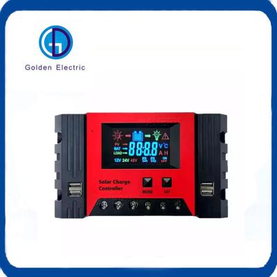 Comércio por atacado 10A/20A/30A Controlador de carregador solar PWM para baterias solares de automóveis de 12V/24V