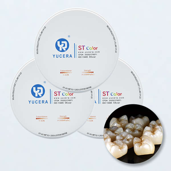 Блоки Zirconia ST A2 пробела 16mm Zirconia CAD CAM зубоврачебные с мостом Мэриленда