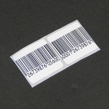 EAS Paper Label, EAS RF security soft label sticker, 8.2Mhz 4*4 anti theft