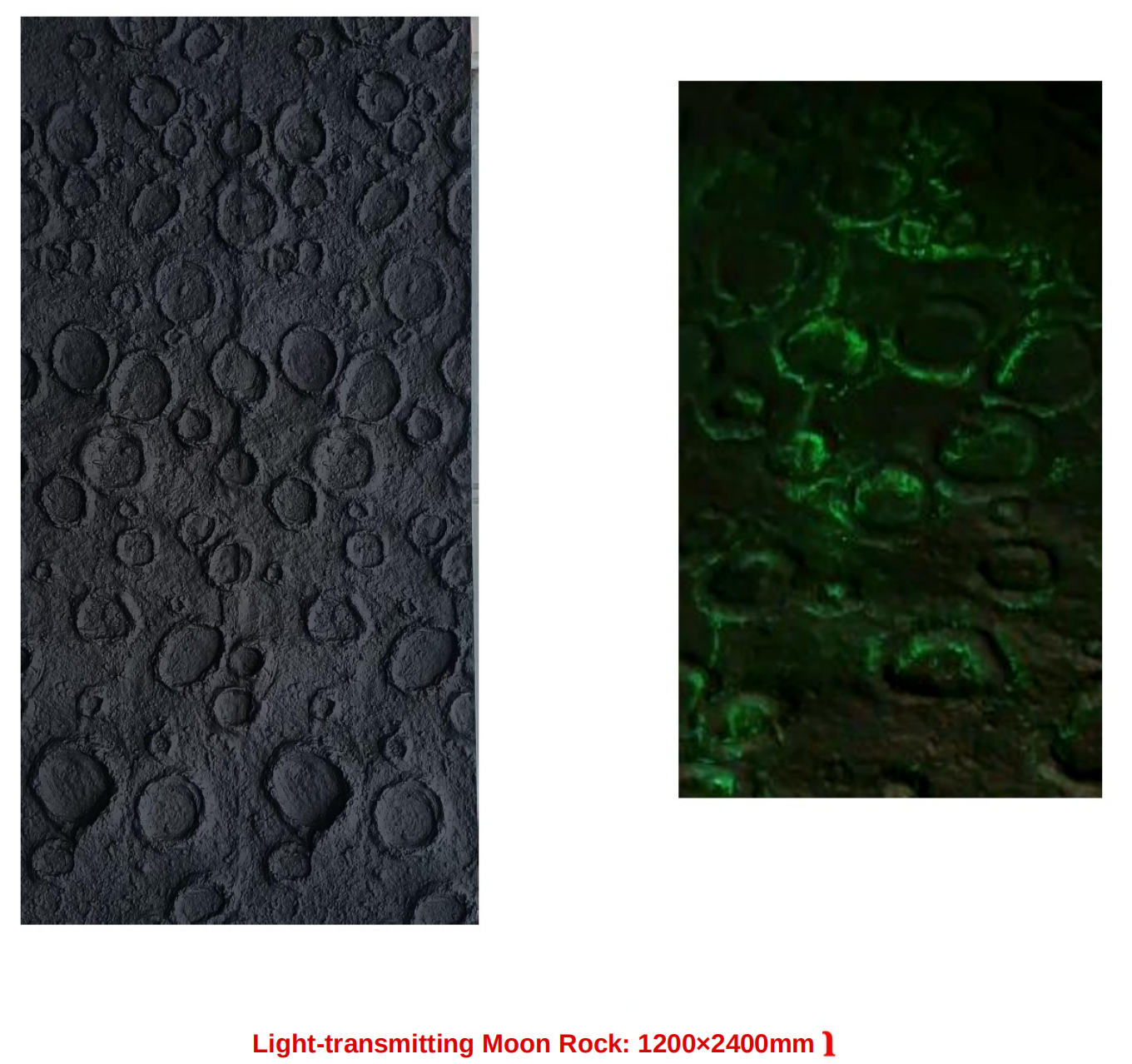 China Manufacturer Light-transmitting Star & Moon Stone Ultrathin Light Board Panel1200x3000mm