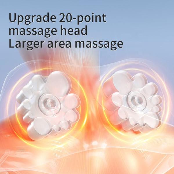 Health Care Portable Neck Massage Pillow with Vibration 2000mAh Battery Capacity